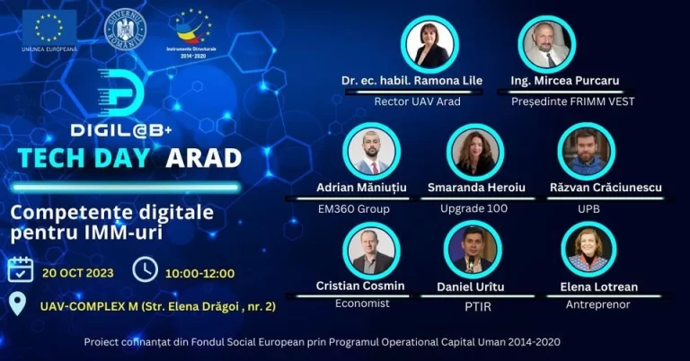 Tehnologia ca motor al succesului: Tech Day Arad, conferința ce dezvăluie secretele digitalizării