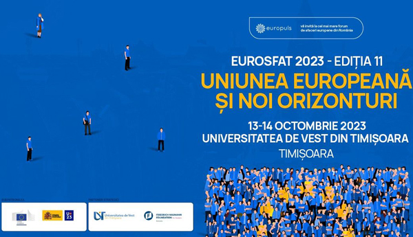 Forumul de Afaceri European, cel mai mare eveniment de acest gen din Europa, are loc la Universitatea de Vest din Timișoara
