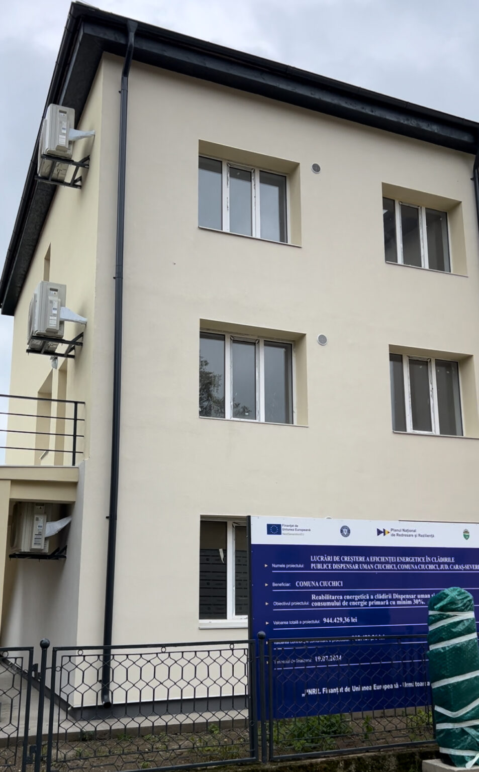 Dispensarul uman din Ciuchici, primul proiect din județ finanțat prin Componenta 10 a PNRR care a ajuns la final ciuchici dispensar uman