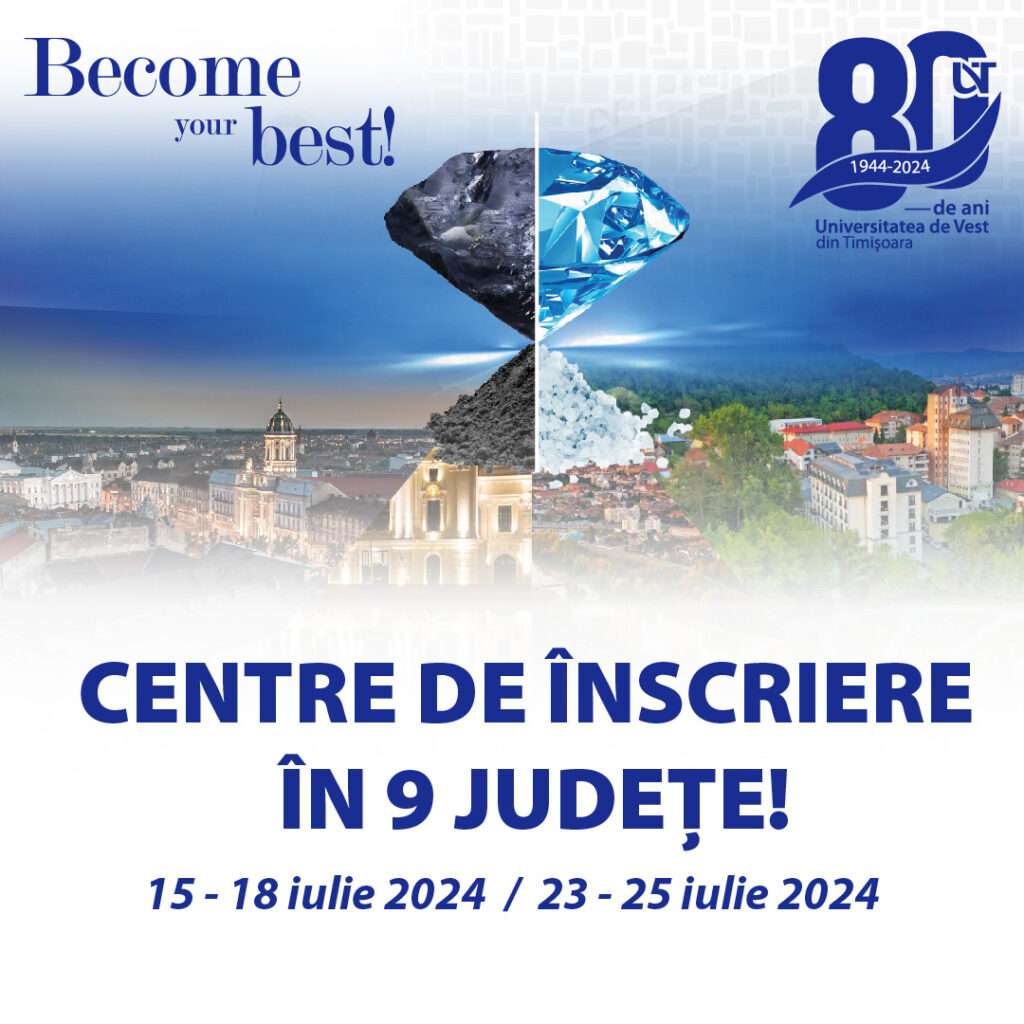 Universitatea de Vest din Timișoara a deschis centrele județene de admitere
